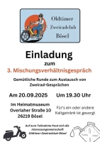 Oldtimer Mischungsverhältnisgespräch