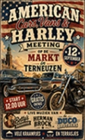American Cars, Vans &amp; Harley Meeting