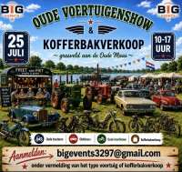 Oude voertuigenshow &amp; kofferbakverkoop