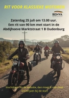Rit voor klassieke motoren