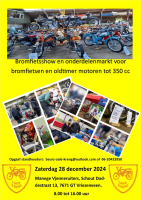 Bromfietsshow en onderdelenmarkt